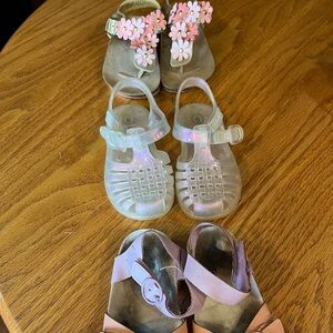 Lot of toddler girl sandals